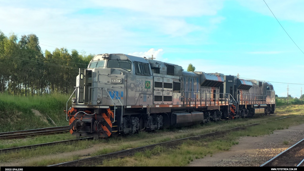 VLI EMD SD70ACe 8347 em Goiandira GO 