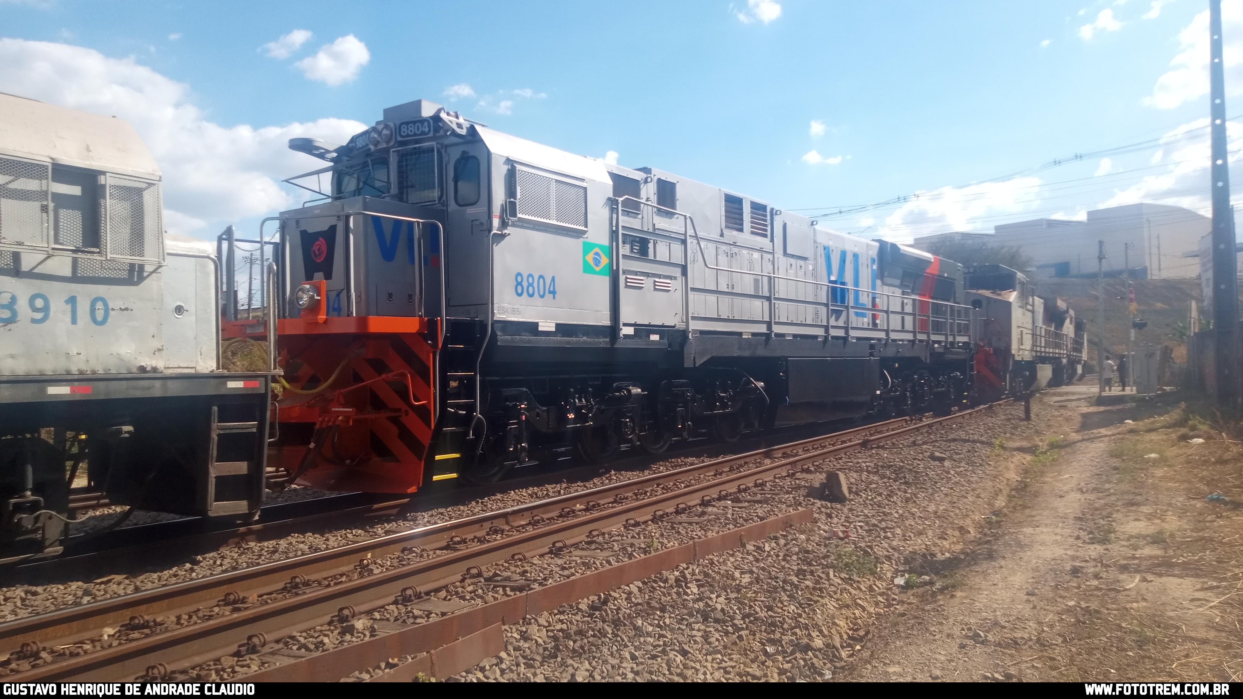 VLI WABTEC ES43bbi 8804 em Betim MG 