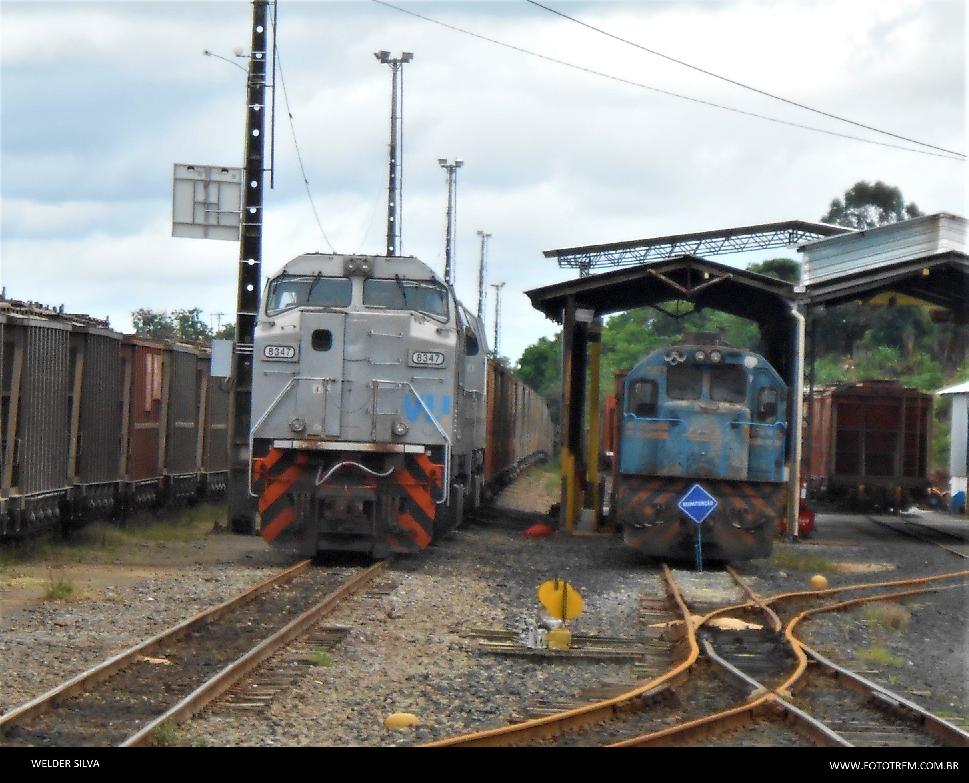 VLI EMD SD70ACe 8347 em Goiandira GO 