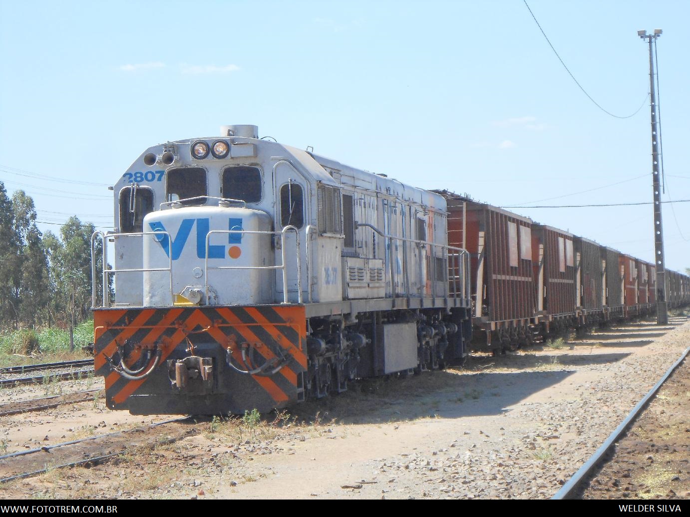 Foto Trem - VLI GE U22C 2807 em Goiandira - GO