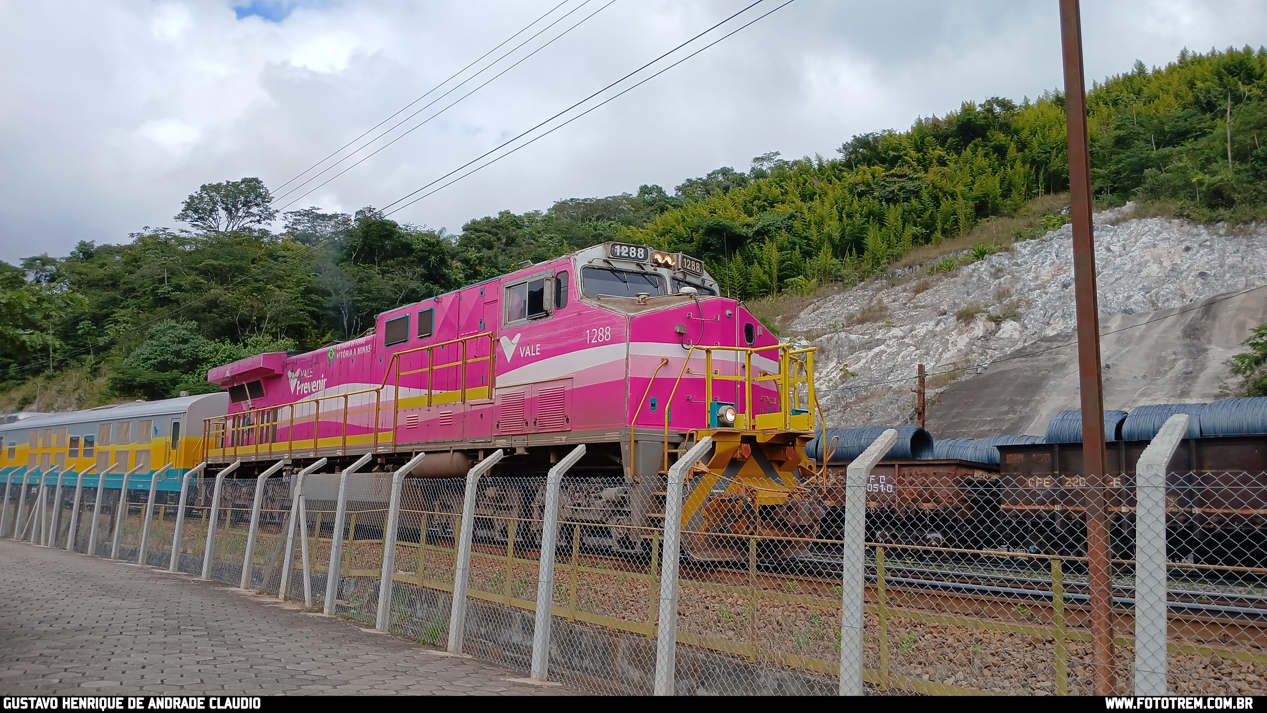 EF Vitória Minas GE BB40-9WM 1288 em João Monlevade - MG