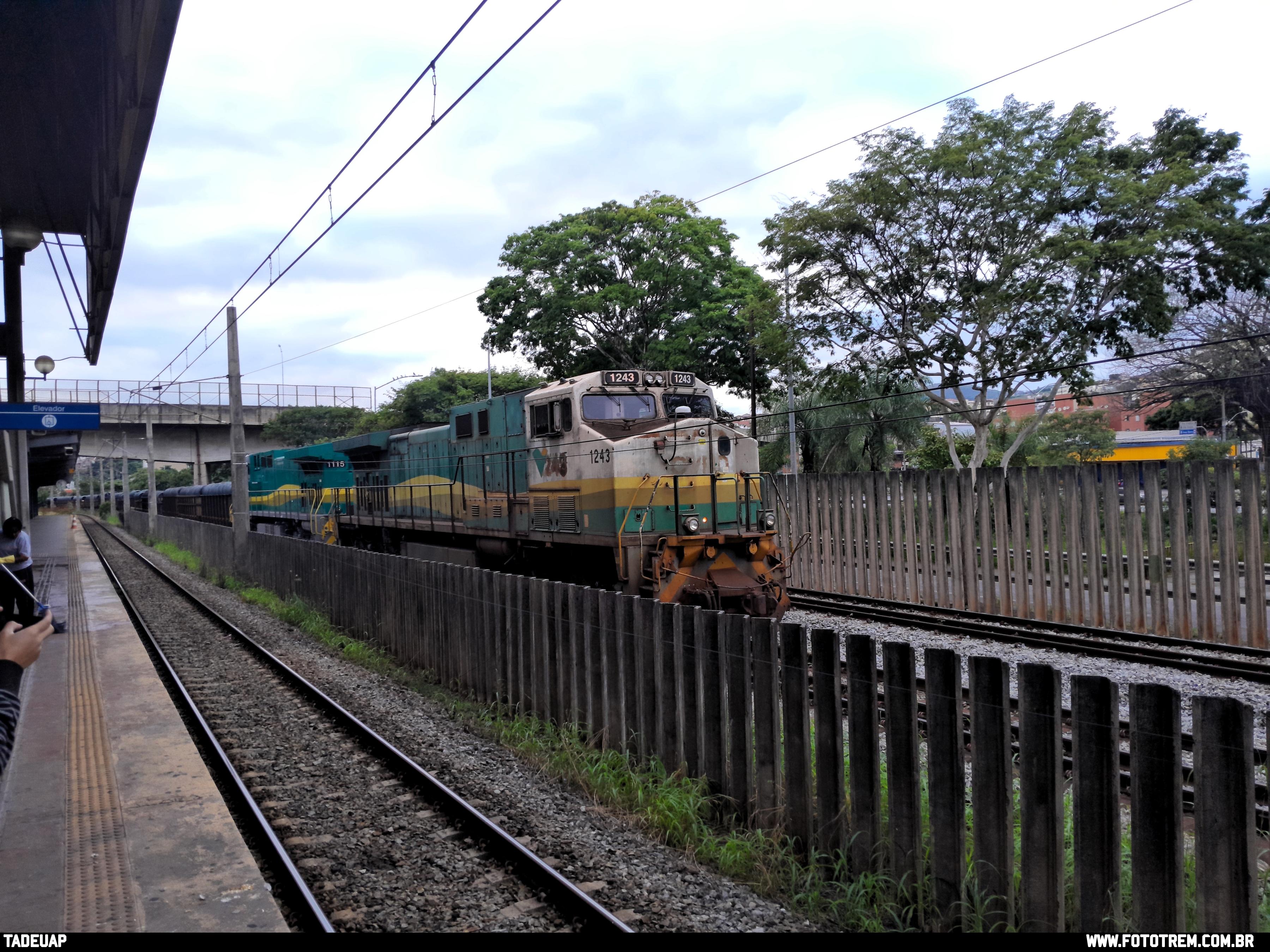 Foto Trem - EF Vitória Minas GE DASH 9-40BBW 1243 em Belo Horizonte - MG