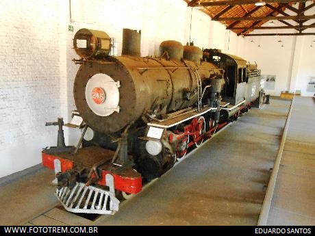 Foto Trem - EFG - Estrada de Ferro Goyaz Ten Wheeler 246 em Pires do Rio - GO