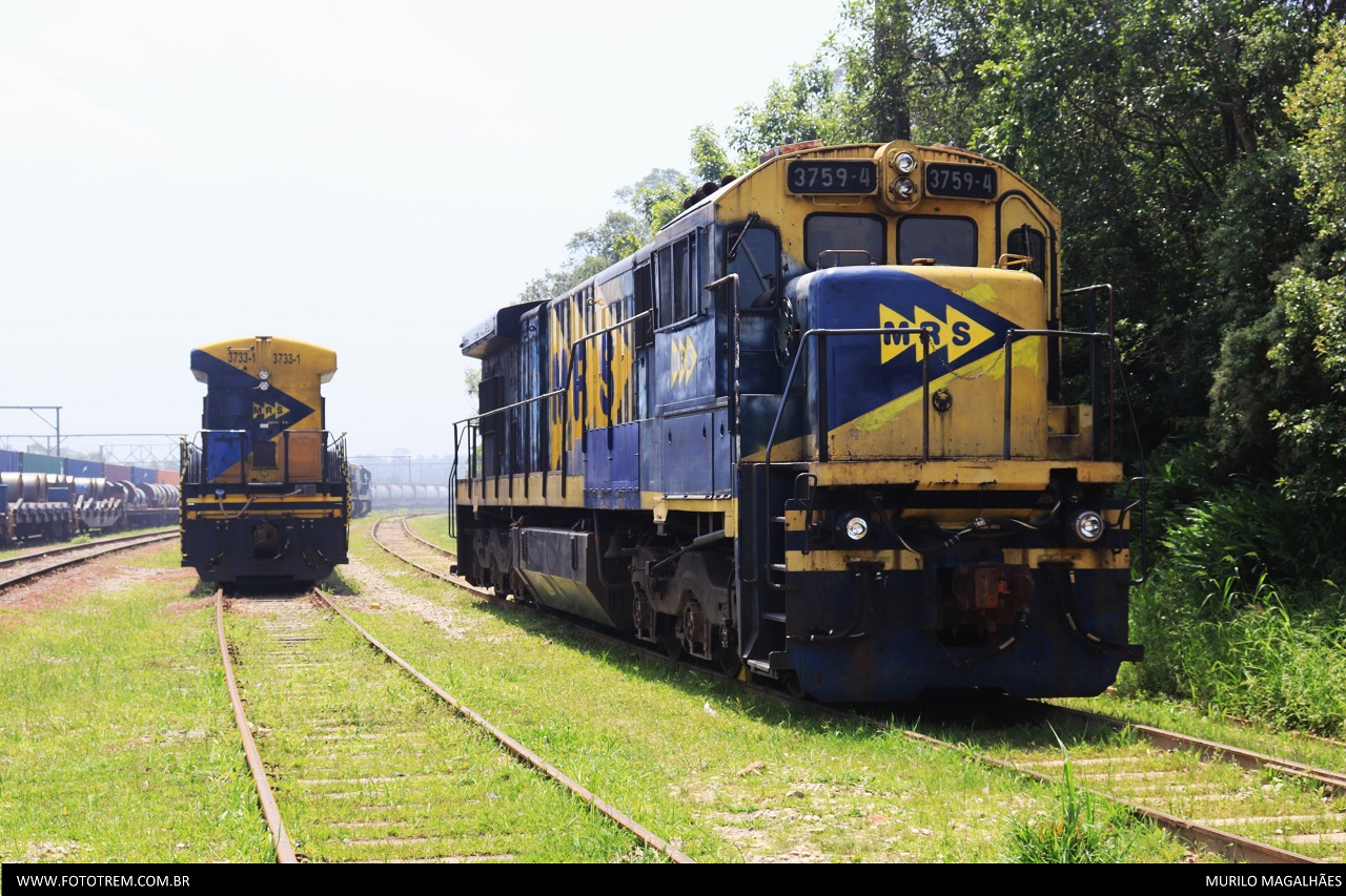 Foto Trem - MRS GE C30-7 3759-4 em Santo André - SP