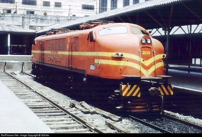 Foto Trem - RFFSA GE V8 2114 em São Paulo - SP