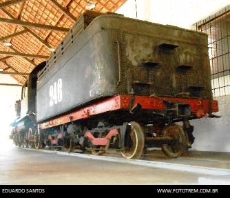 Foto Trem - EFG - Estrada de Ferro Goyaz Ten Wheeler 246 em Pires do Rio - GO